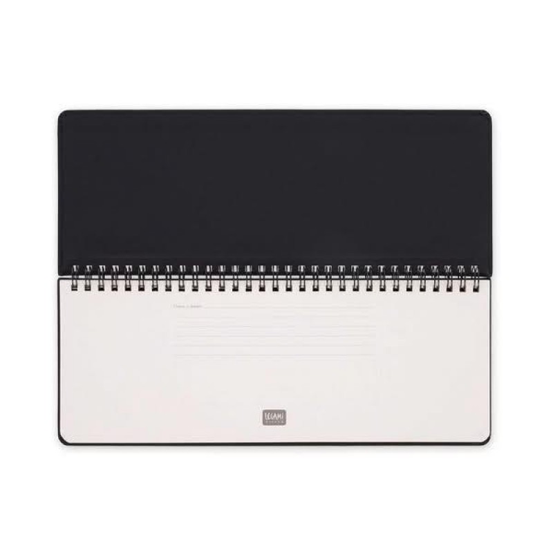 Legami 12-Month Diary - 2026 - Desk Planner - Deep Graphite