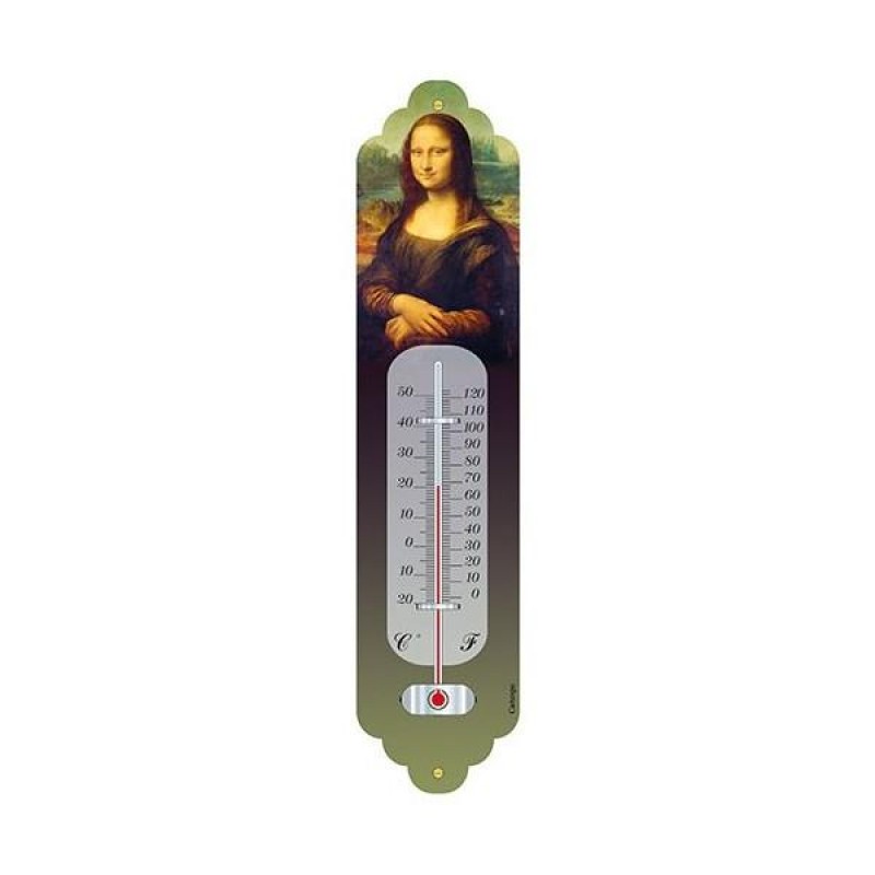 Μεταλλικό Θερμόμετρο Τοίχου La Joconde 28cm