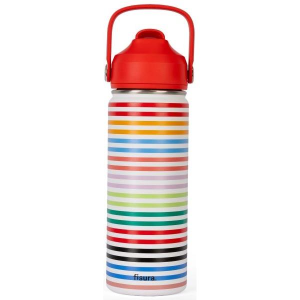 Fisura Μπουκάλι Θερμός 500ml Striped