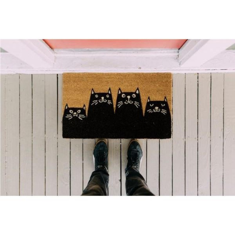 Fisura Χαλάκι Πόρτας Cats 40x60cm