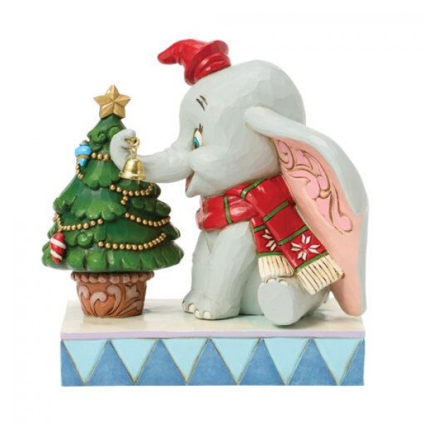 Φιγούρα Disney Merry Moments Dumbo with Christmas Tree 14cm