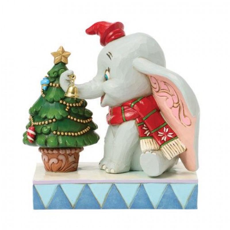 Φιγούρα Disney Merry Moments Dumbo with Christmas Tree 14cm