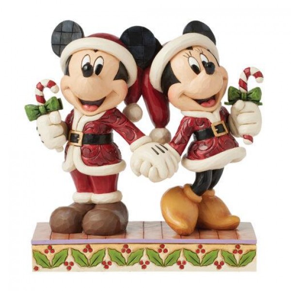 Φιγούρα Disney Candy Cane Christmas Mickey - Minnie Candy Canes 15,5cm