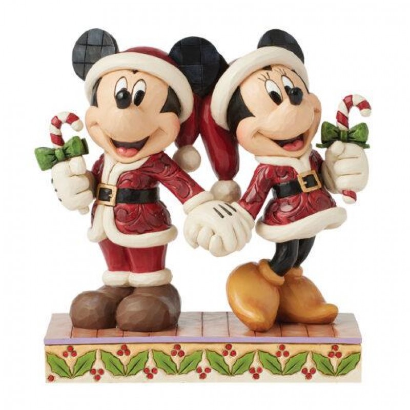 Φιγούρα Disney Candy Cane Christmas Mickey - Minnie Candy Canes 15,5cm