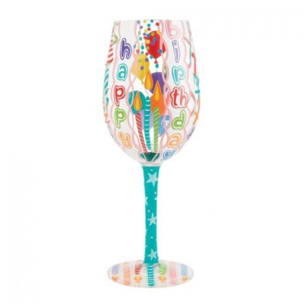 Lolita Happy Birthday Blast Wine Glass 22,4 cm