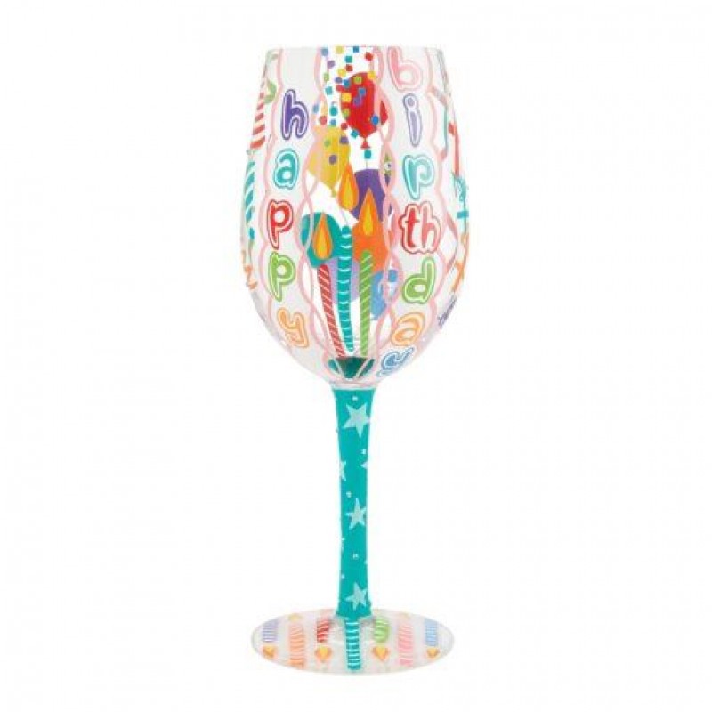 Lolita Happy Birthday Blast Wine Glass 22,4 cm