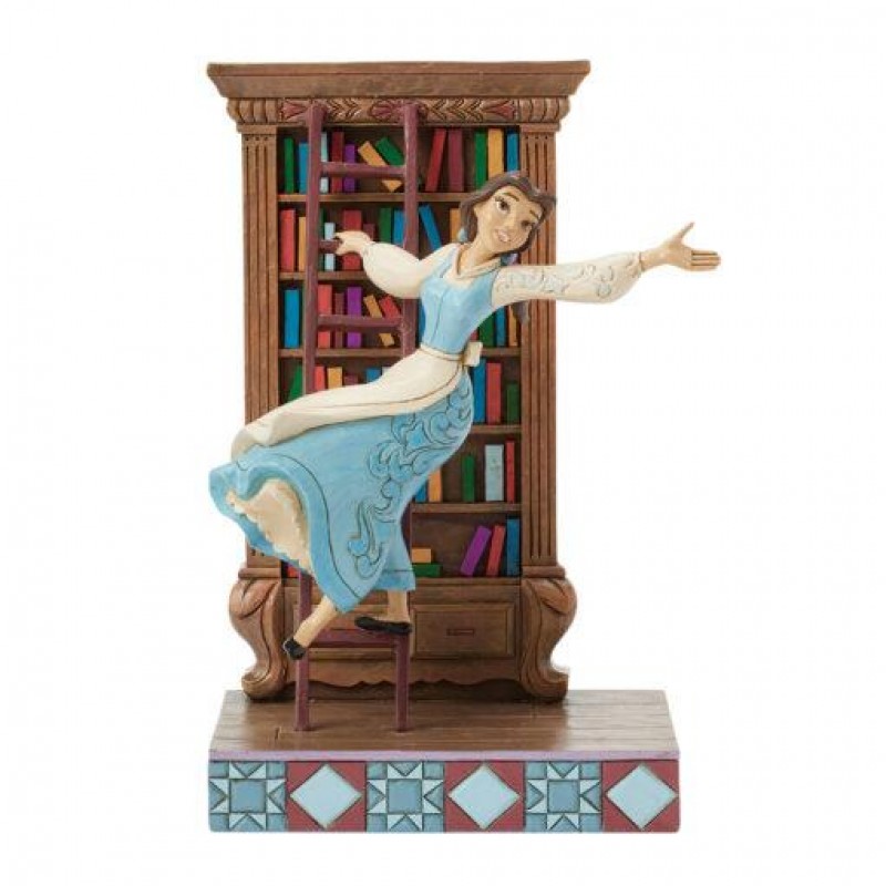 Φιγούρα Disney A World of Books Belle on Bookcase 19,5cm