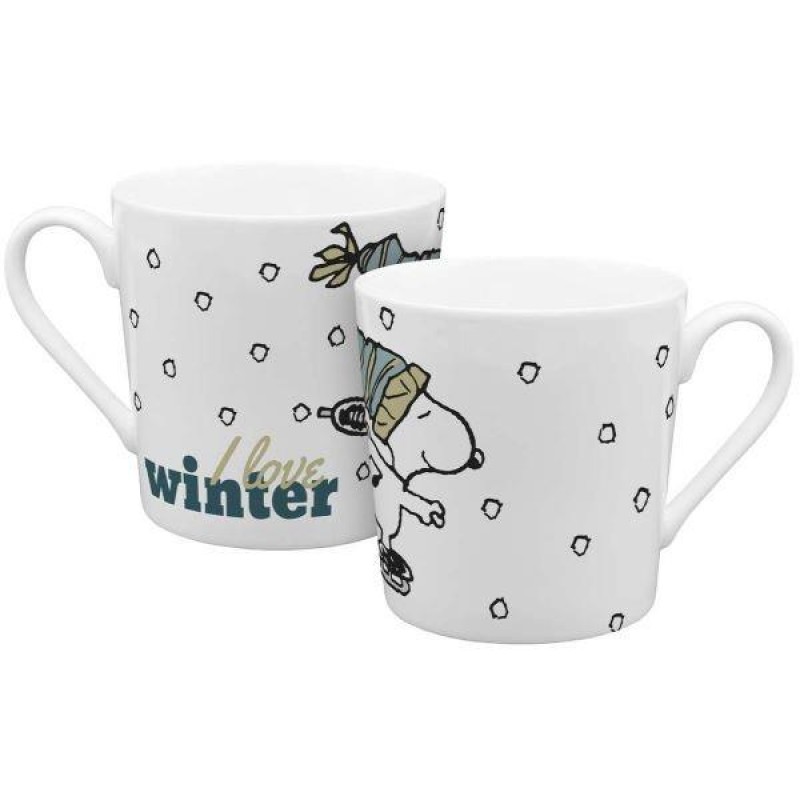 Κούπα Πορσελάνης 350ml Snoopy Peanuts Winter