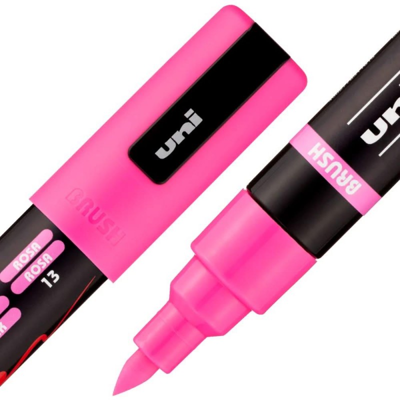 Μαρκαδόρος Posca Brush 1.0-4.0mm no 13 Pink