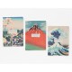 Σετ 3 Notebooks A5 Hokusai Kokonote