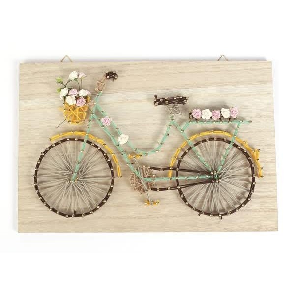 String Art Σετ Χειροτεχνίας με Κλωστές Ποδήλατο