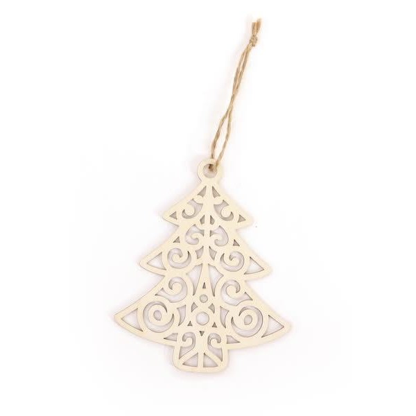 Ξύλινο Στολίδι Έλατο 97 x 118 x 2mm