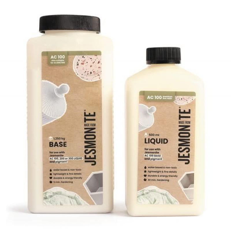 Σετ Jesmonite AC100 500ml Υγρό + 1250gr Βάση Σετ Jesmonite AC100 500ml Υγρό + 1250gr Βάση