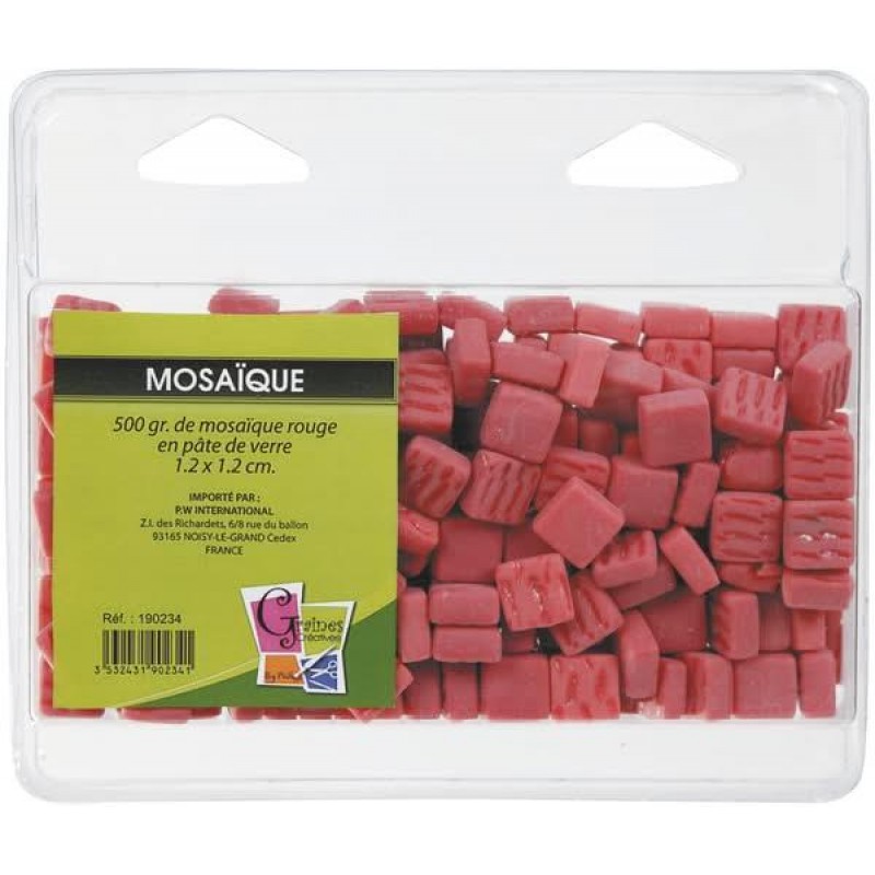 Ψηφίδες Κόκκινες 12x12mm 500gr