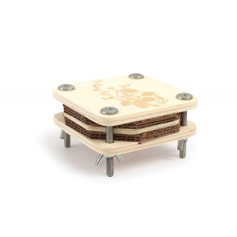 Ξύλινη πρέσα λουλουδιών 80 x 80mm