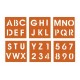 Στένσιλ Γράμματα + Αριθμοί
