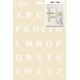 Στένσιλ 21x29cm Γράμματα ABC