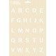 Στένσιλ 21x29cm Γράμματα ABC