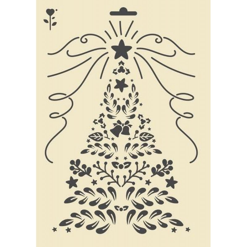 Στένσιλ 21x29cm Floral Tree
