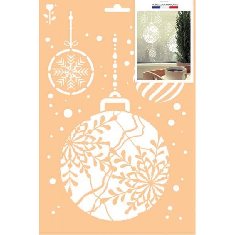 Στένσιλ 21x29cm Christmas Balls