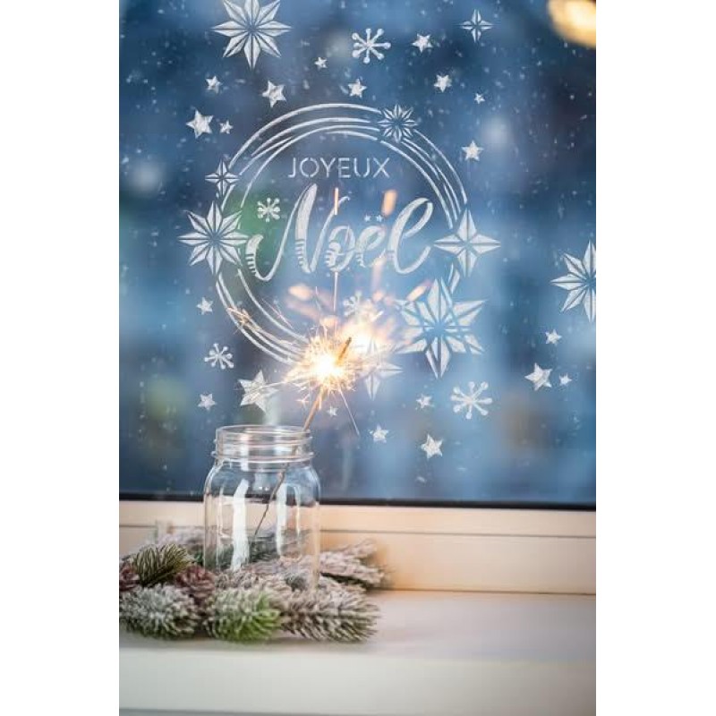 Στένσιλ 21x29cm Joyeux Noel