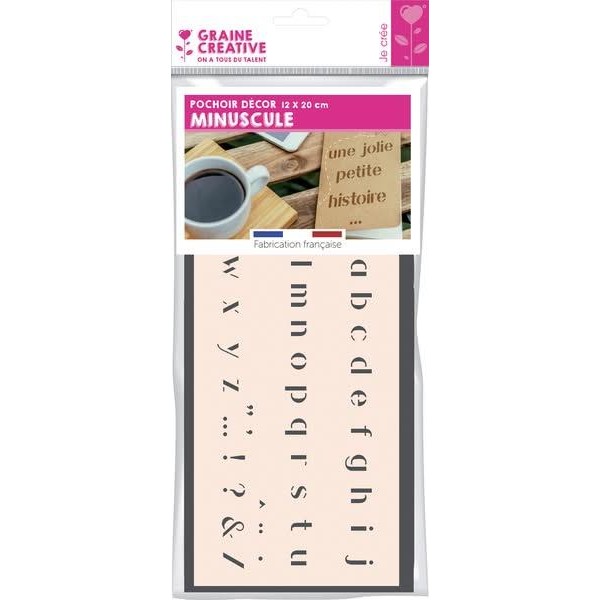 Στένσιλ 12x20cm Γράμματα ABC