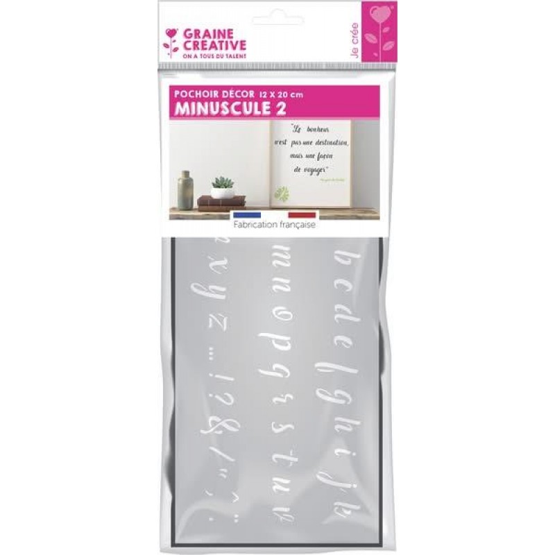 Στένσιλ 12x20cm Γράμματα ABC