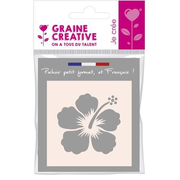 Στένσιλ 8x8cm Υβίσκος