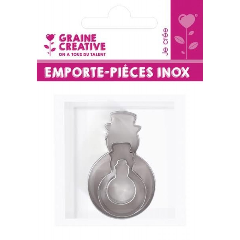 Σετ 3 Κουπ Πατ Χιονάνθρωπος