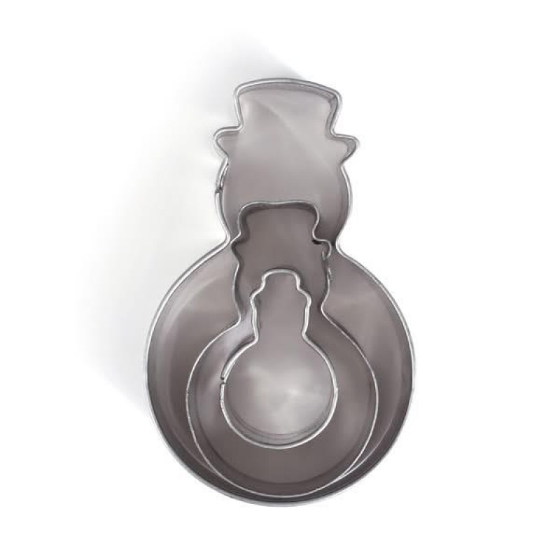 Σετ 3 Κουπ Πατ Χιονάνθρωπος