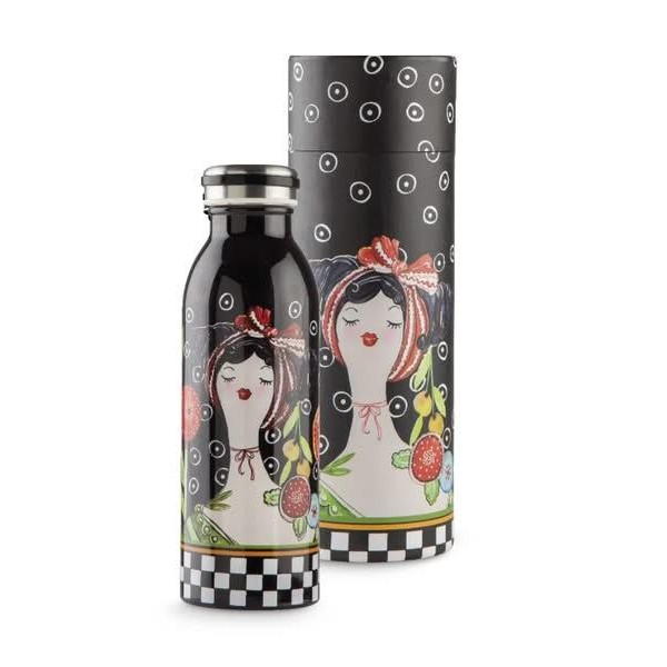 Μπουκάλι Θερμός Le Pupazze Black 500ml