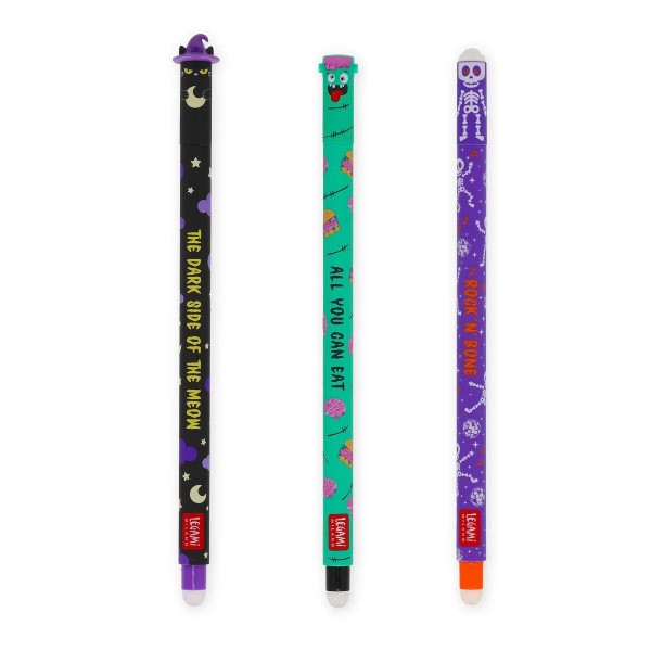 Legami Σετ 3 Erasable Gel Pens The Boo Crew Legami Σετ 3 Erasable Gel Pens The Boo Crew