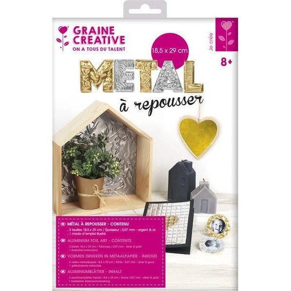 Φύλλο Αλουμινίου 18x29x0,07mm Χρυσό 3τεμ