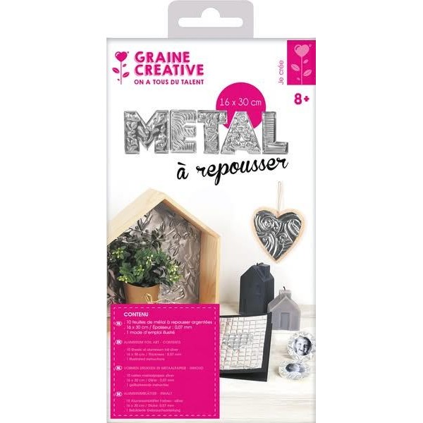 Φύλλο Αλουμινίου 30x16x0,07mm Ασημί 10τεμ