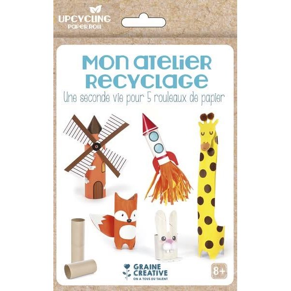 Σετ Κατασκευής Ανακύκλωσης με Ρολά Χαρτιού