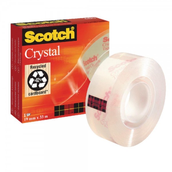 3M Scotch Tape Crystal 19mm x 33m 3M Scotch Tape Crystal 19mm x 33m