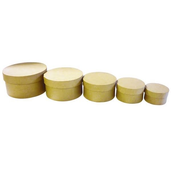 Χάρτινο Κουτί Kraft Στρογγυλό 20cm Χάρτινο Κουτί Kraft Στρογγυλό 20cm