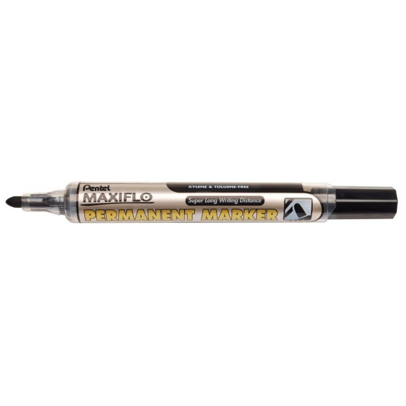 Pentel Μαρκαδόρος Ανεξίτηλος Maxiflo Permanent Στρογγυλή Μύτη Λεπτός