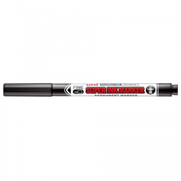 UNI Super Ink Permanent Marker Fine Black UNI Super Ink Permanent Marker Fine Black