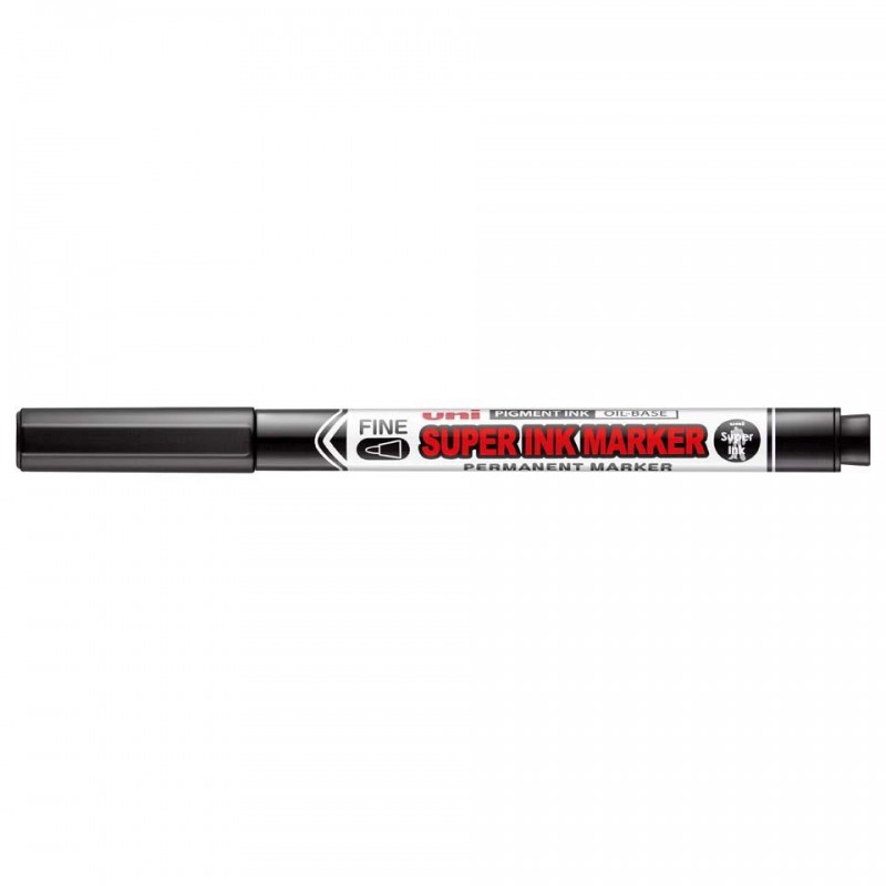 UNI Super Ink Permanent Marker Fine Black UNI Super Ink Permanent Marker Fine Black