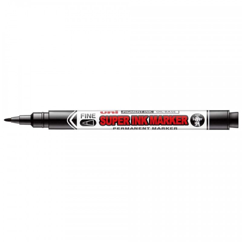UNI Super Ink Permanent Marker Fine Black UNI Super Ink Permanent Marker Fine Black