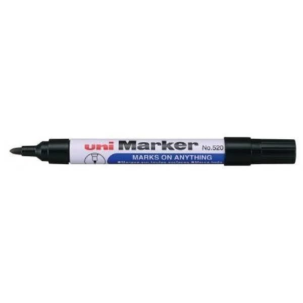 UNI 520 Permanent Marker Medium 1.0-3.0mm UNI 520 Permanent Marker Medium 1.0-3.0mm