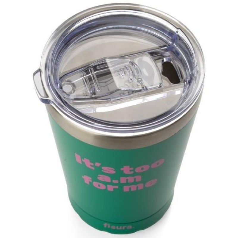 Fisura Κούπα Θερμός 310ml ItS Too Am For Me Green Fisura Κούπα Θερμός 310ml ItS Too Am For Me Green