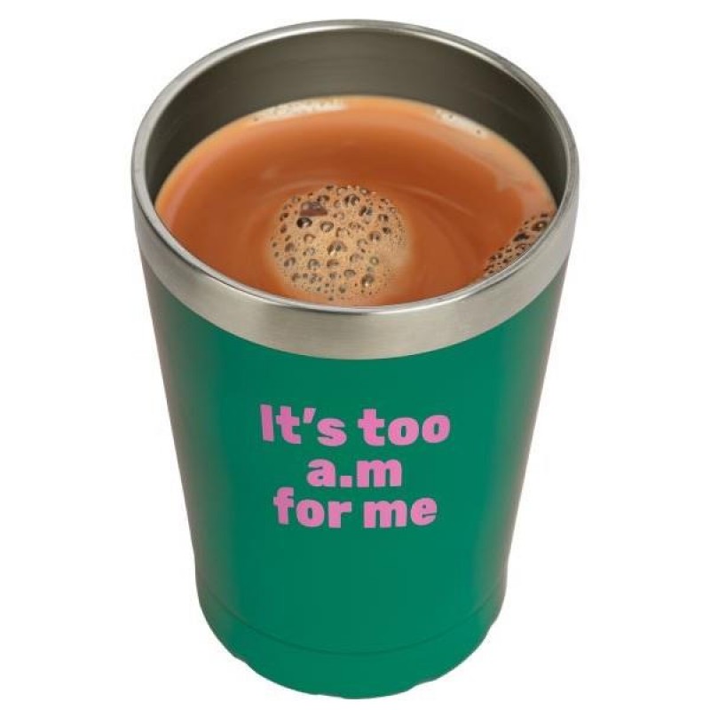 Fisura Κούπα Θερμός 310ml ItS Too Am For Me Green Fisura Κούπα Θερμός 310ml ItS Too Am For Me Green
