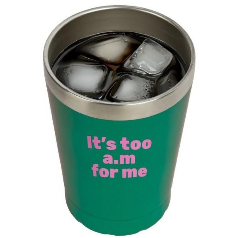 Fisura Κούπα Θερμός 310ml ItS Too Am For Me Green Fisura Κούπα Θερμός 310ml ItS Too Am For Me Green
