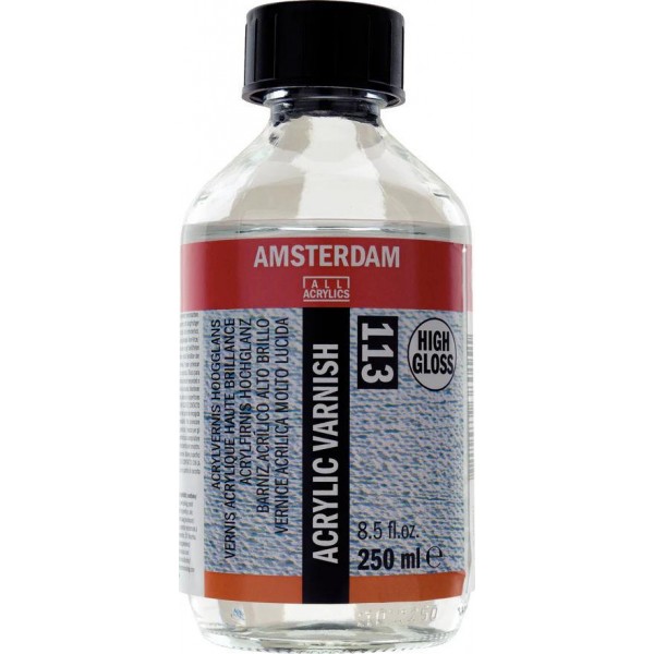 Amsterdam 113 Protection Acrylic Varnish High Gloss 250ml Amsterdam 113 Protection Acrylic Varnish High Gloss 250ml