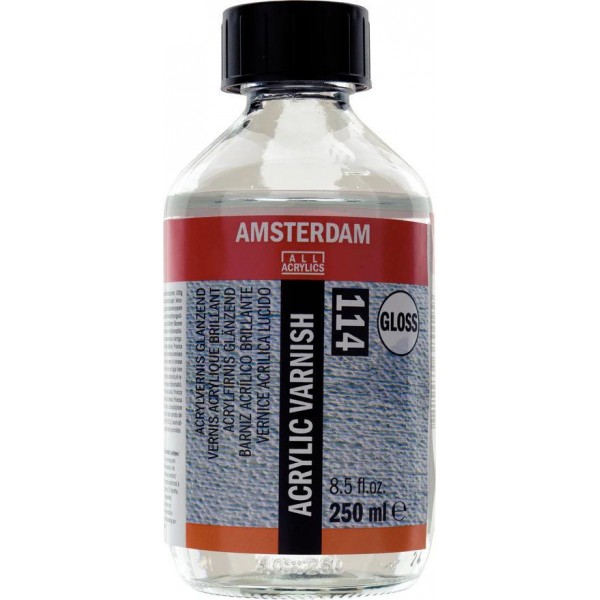 Amsterdam 114 Protection Acrylic Varnish Gloss 250ml Amsterdam 114 Protection Acrylic Varnish Gloss 250ml