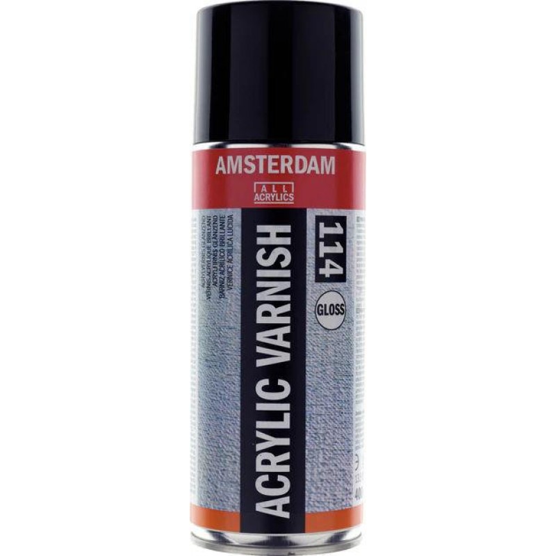 Amsterdam 114 Protection Acrylic Varnish Gloss 400ml (Spray) Amsterdam 114 Protection Acrylic Varnish Gloss 400ml (Spray)
