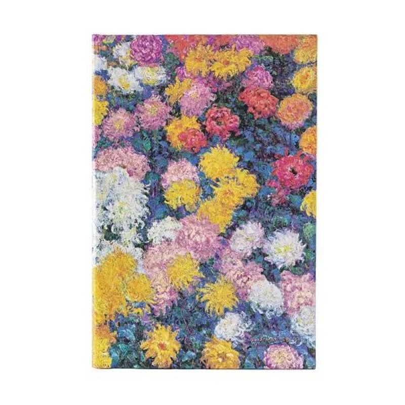 Paperblanks Monet’s Chrysanthemums Midi Lined Journal 120g 44p Paperblanks Monet’s Chrysanthemums Midi Lined Journal 120g 44p