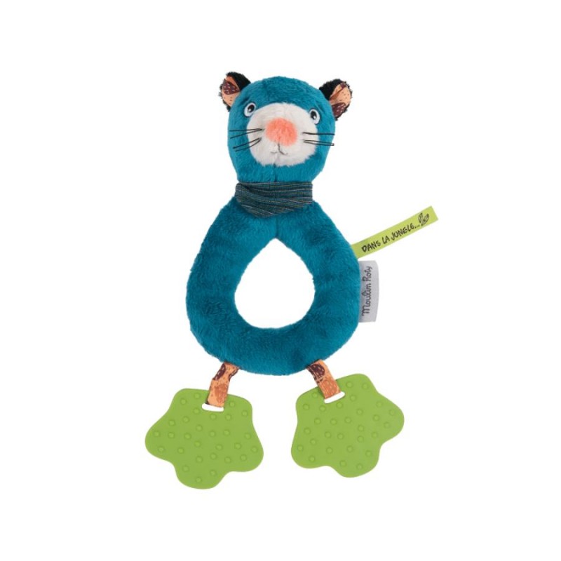 Moulin Roty Κουδουνίστρα Μασητήρι Πάνθηρας Moulin Roty Κουδουνίστρα Μασητήρι Πάνθηρας